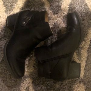 Natural Soul Pleather heeled black bootie